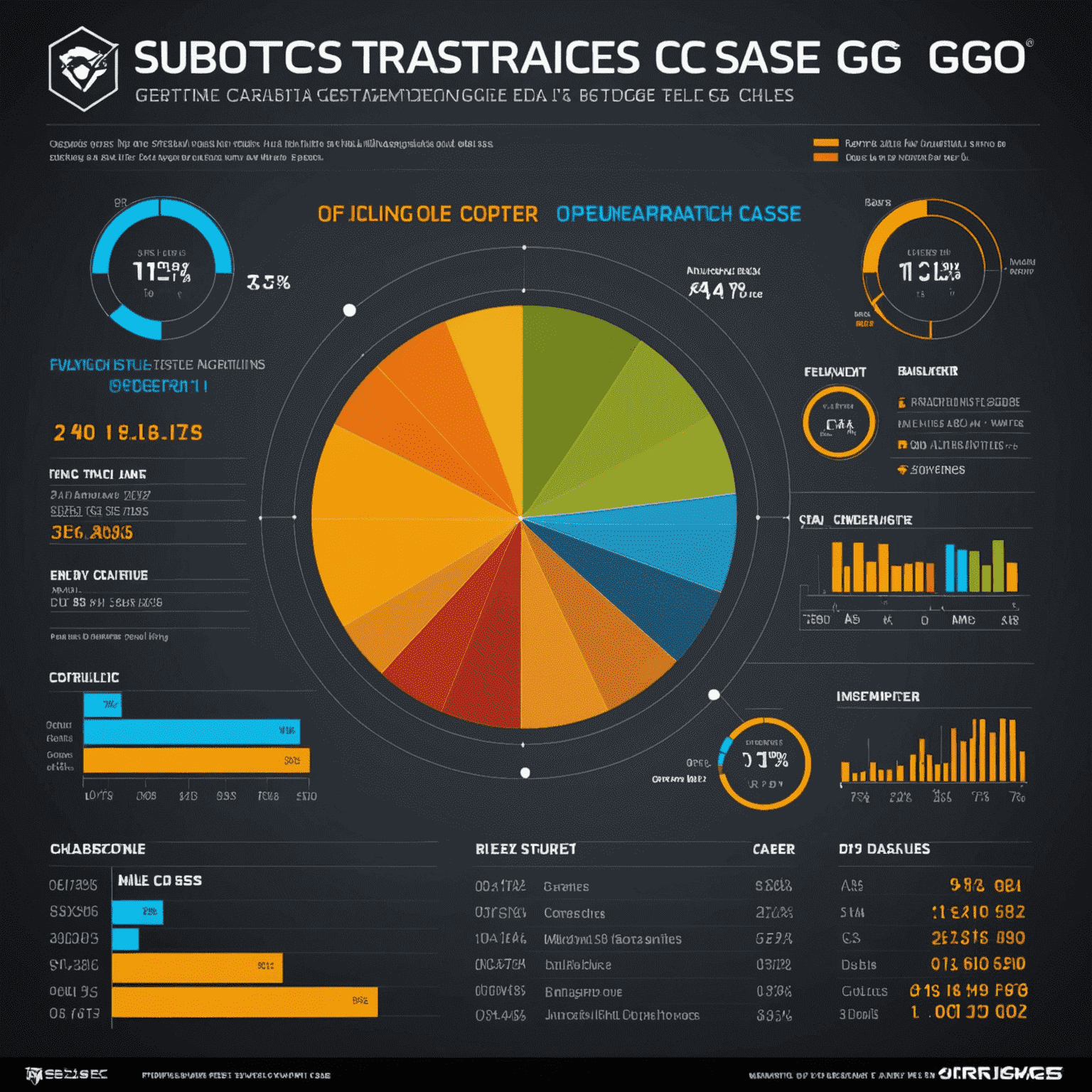 Infografica che mostra statistiche e probabilità di apertura delle casse CS:GO